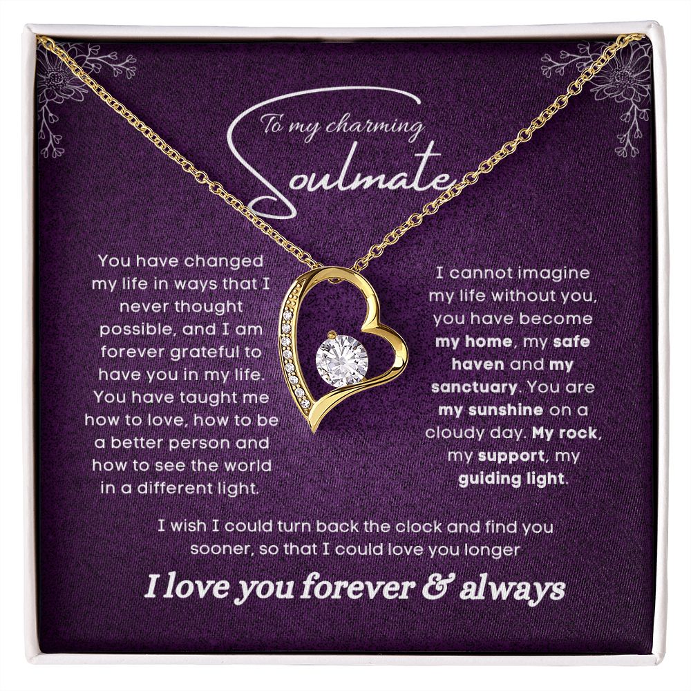 To my beautiful soulmate
