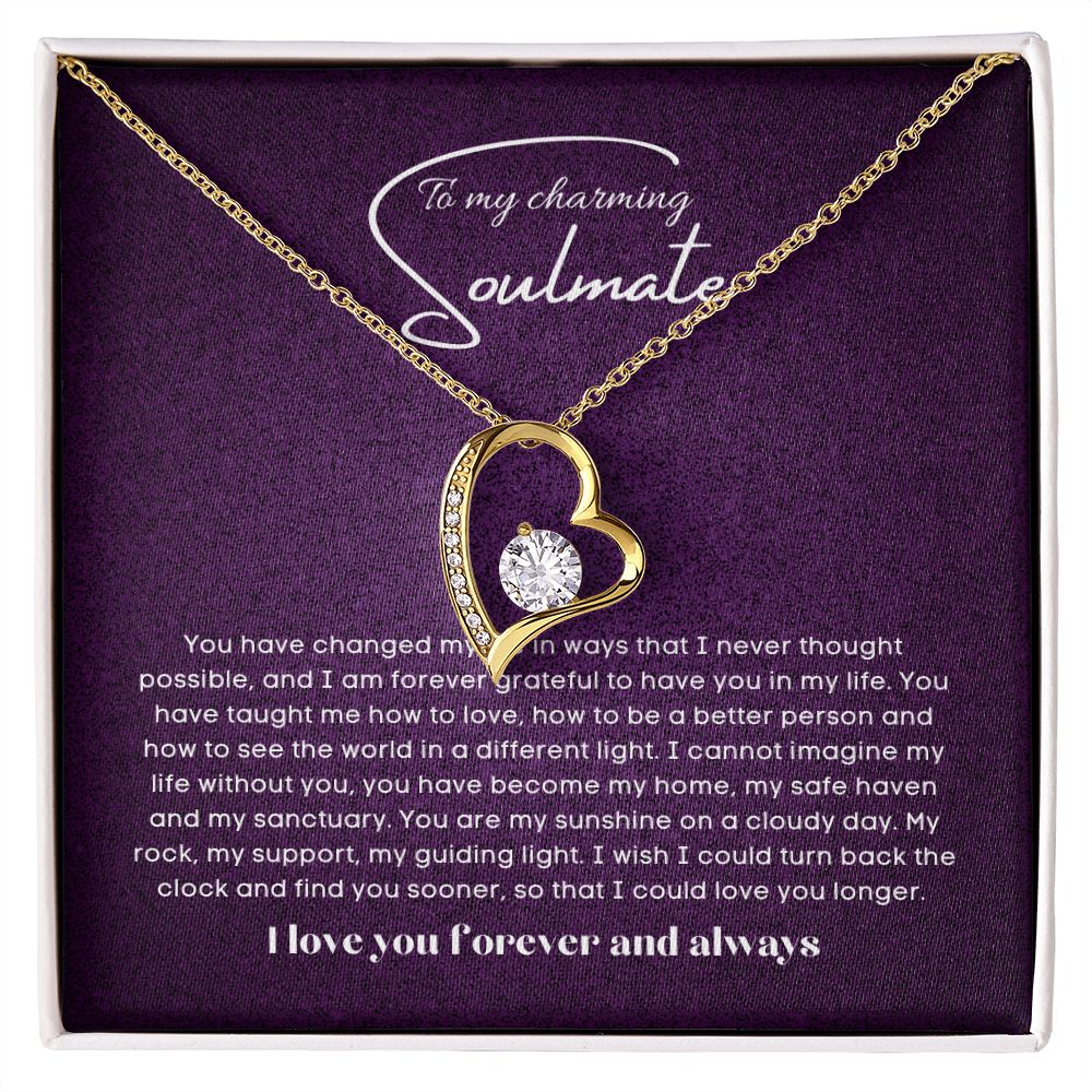 To my soulmate necklace forever