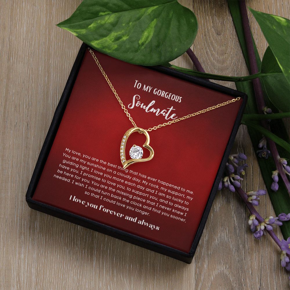 To my soulmate necklace forever